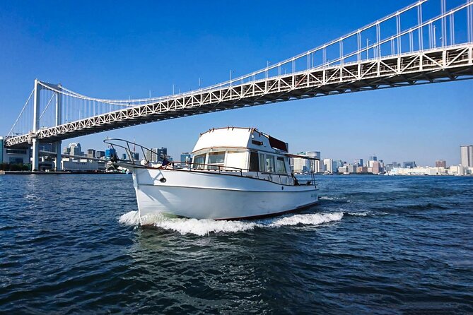 2 Hours Private Cruising Boat Tour;Tokyo Bay & River - Leaving Kachidoki Pier for the bay