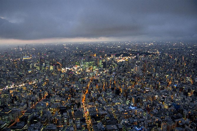 22-Min Tokyo City Lights Helicopter Tour – Skytree and Asakusa - The Tokyo Station Gallery view and the city lights
