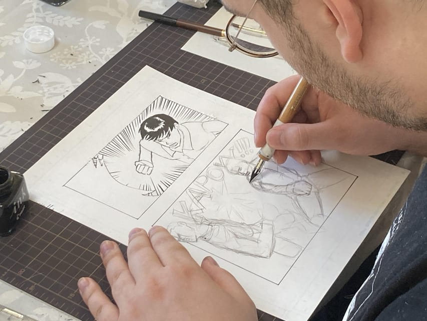 3-Hour Manga Drawing Workshop in Tokyo - The first step: sketching on A4 manga paper