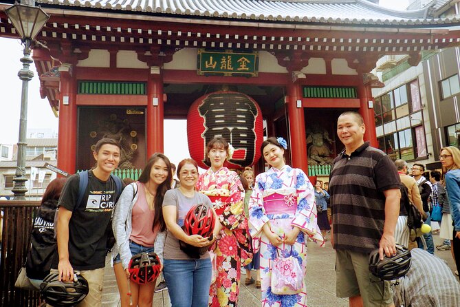3h Tokyo E-Bike Tour: Hidden Gems, and Local Life with guide - Nihonbashi brings both routes together