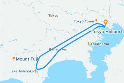 75-Min Mt. Fuji Half Day Private Helicopter Tour
