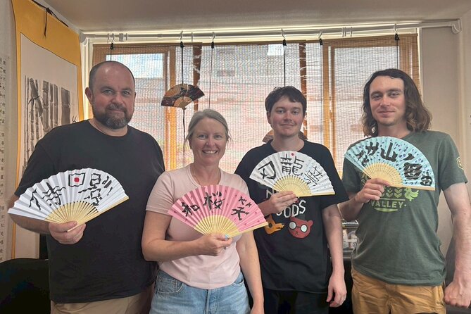 Asakusa:Japanese Calligraphy & Make your original folding fan! - Why the private format is worth considering