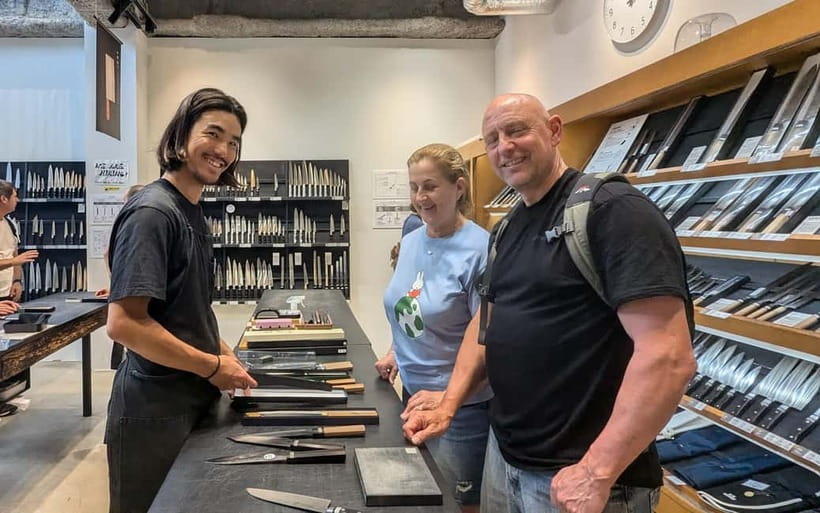 Asakusa: Kitchen knife store visits after history tour - Why the Asakusa-to-Kappabashi route works