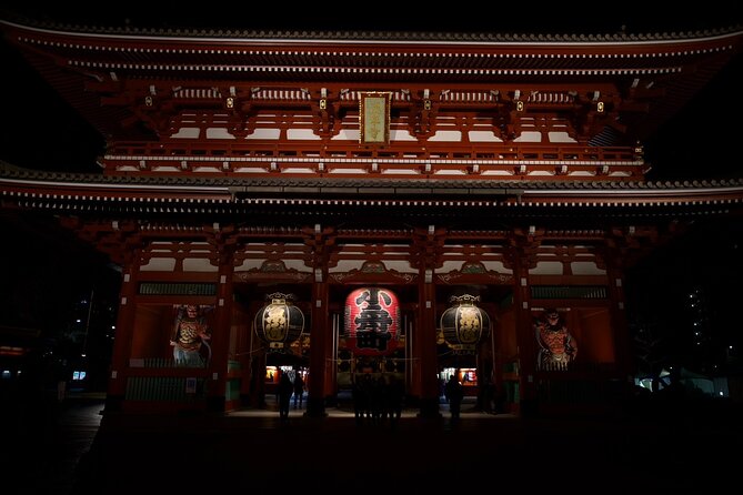 Asakusa Night Evening Walking Tour with English-Speaking Guide - Senso-ji after the daytime crowds