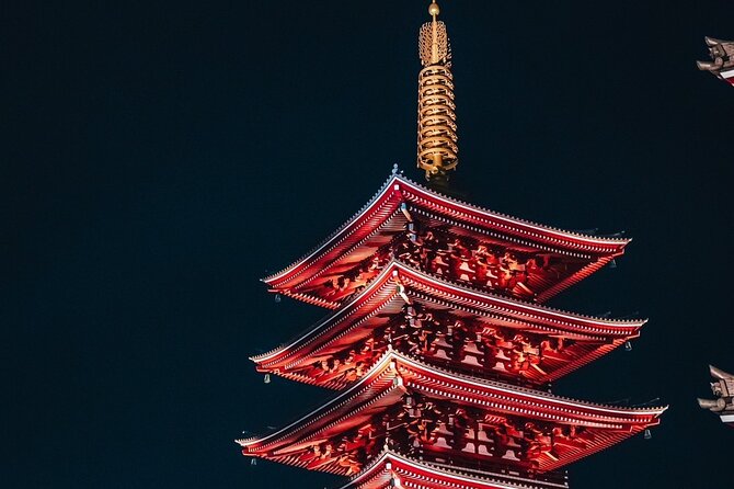 Asakusa Night Evening Walking Tour with English-Speaking Guide - Asakusa Shrine beside the temple
