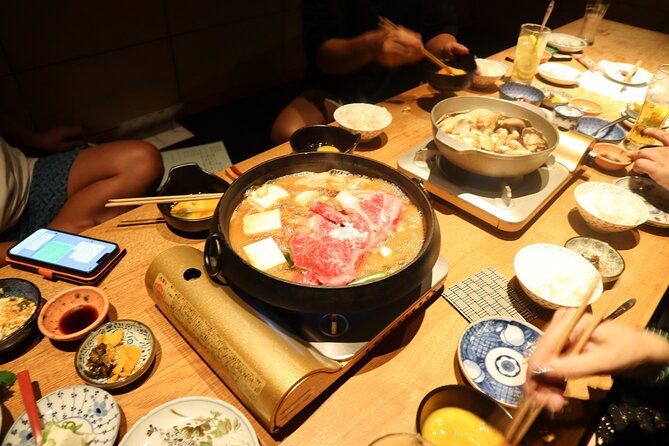 Authentic Sukiyaki Dinner and Life in Shibuya and Nakameguro - Who will enjoy this evening most?