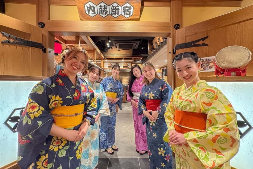 Bon Dance IZAKAYA in Shinjuku, Tokyo - A festival-style dinner in the heart of Shinjuku