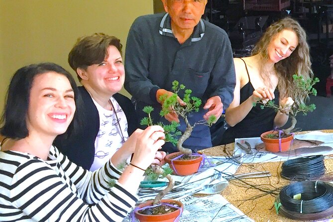 Bonsai Tour & Experience at the Most Sacred City for Bonsai in JP - Learning to prune and shape a bonsai