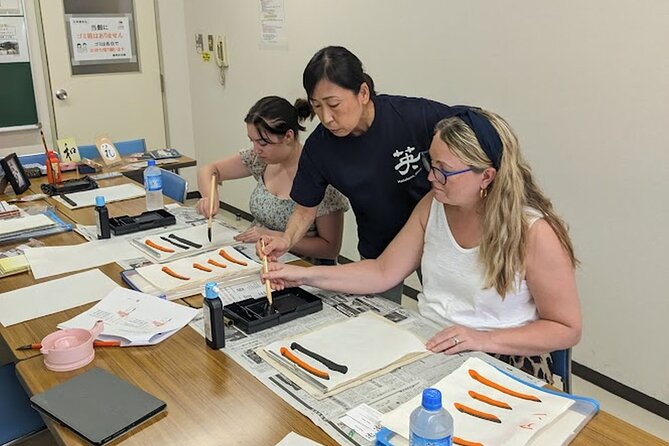 Calligraphy Experience at Tokyo Ginza and Tsukiji Area - Key points to know