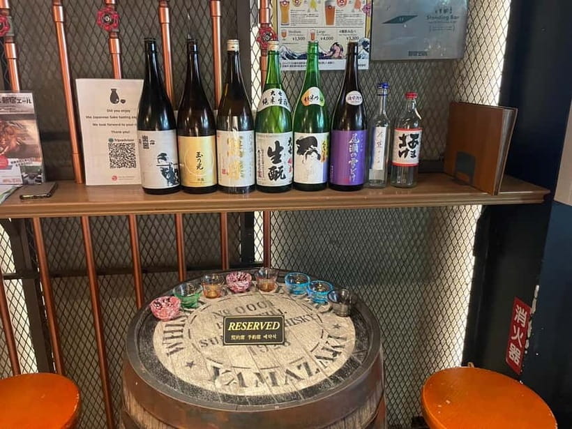 Casual Japanese sake tasting and snack experience, Kabukicho - Traditional snacks are more than a side dish