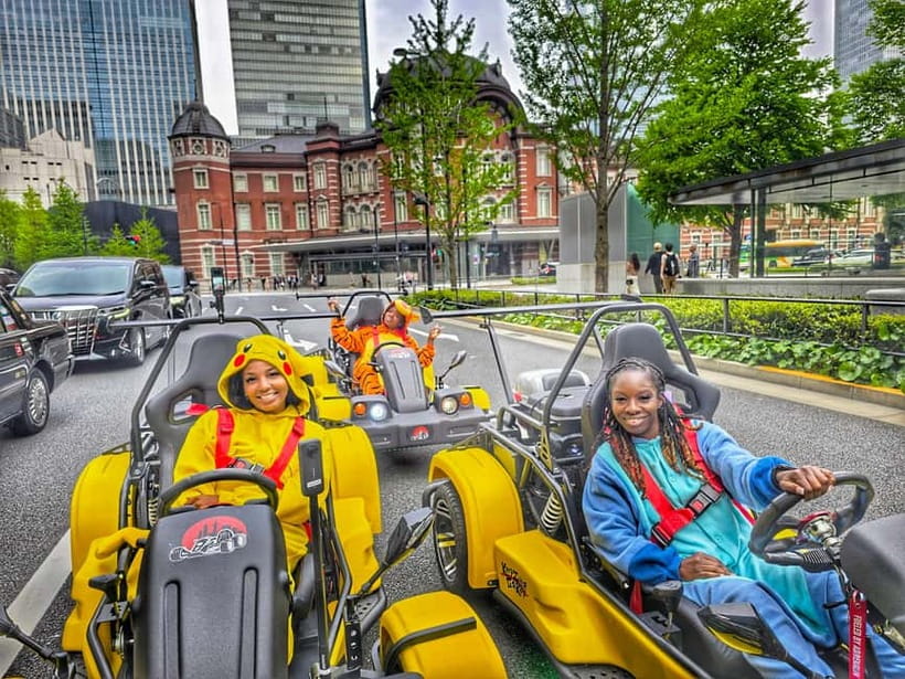 Cherry Blossom Go-Kart Tour with Insta360 Video & Photos - Tokyo Station and the Imperial Palace area