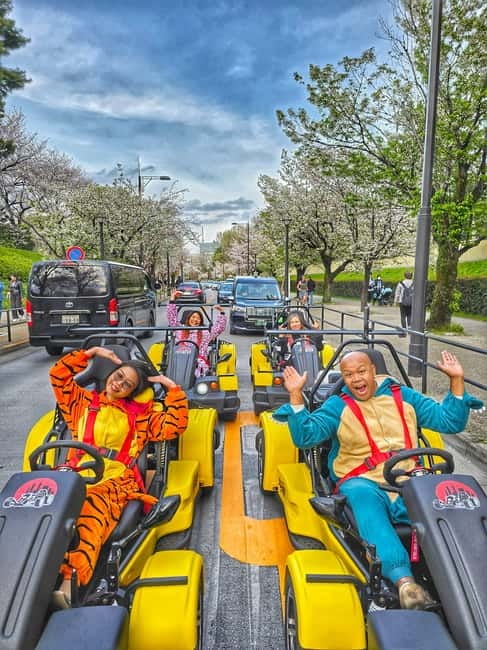 Cherry Blossom Go-Kart Tour with Insta360 Video & Photos - Ginza, Kabuki-za, and old Tokyo culture