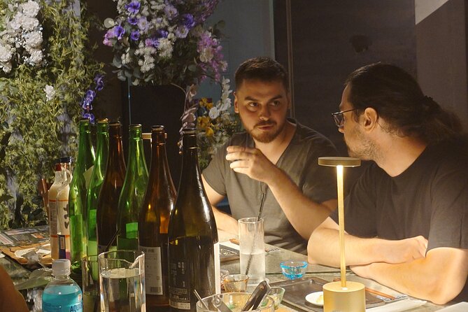 Cherry blossom & Japanese Sake Tasting in Shinjuku - A relaxed setting with music