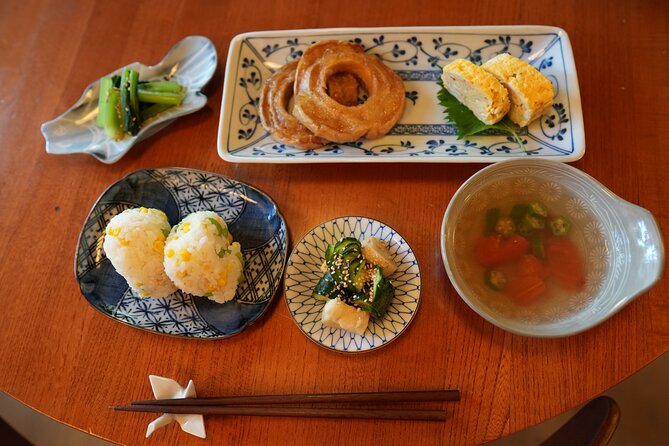 Cook Everyday Japanese Home Meals with Your Tokyo Mom - Rolling Tamagoyaki and Preparing Seasonal Vegetables