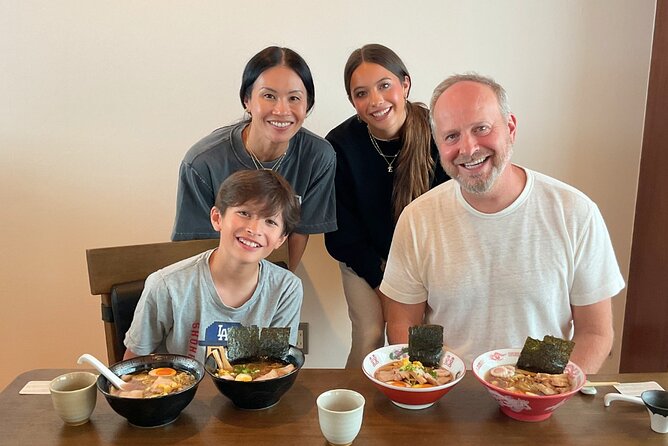 Cozy Tokyo Class: Ramen, Sushi, Sake Pairing & Cultural Exchange - Sake, beer, and a meal at the end