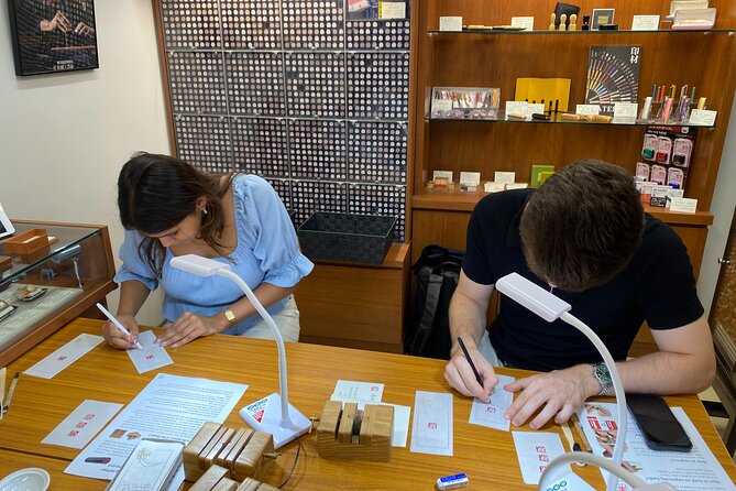 Create Your Own Japanese HANKO Name Seal in Tokyo - Hina’s English support and the private format