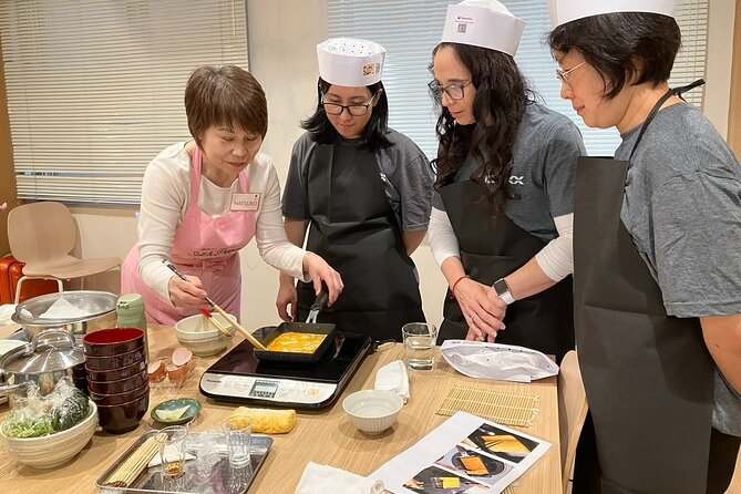 Create Your Own Party Sushi Platter in Tokyo - Making futomaki, the thick party roll
