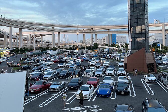 DAIKOKU excursion by car DRIFT automobile encounter - Reaching Daikoku Parking Area