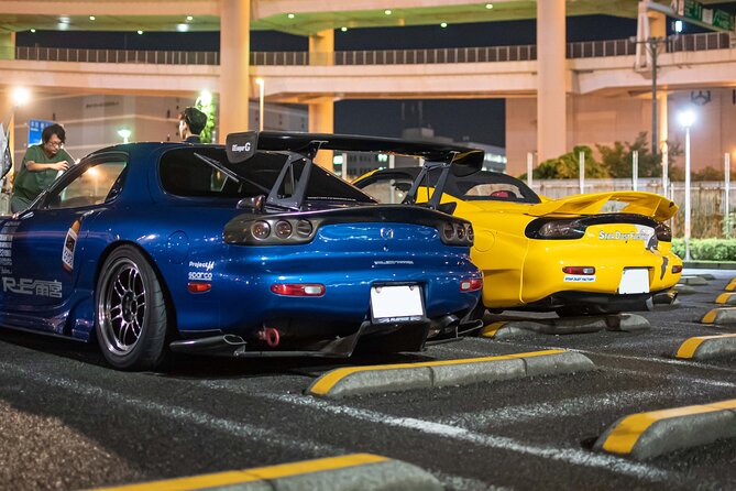 Daikoku PA JDM Car Scene Tour in Tokyo Drift RX7 - Shibuya Crossing in 20 minutes