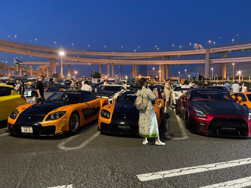 Daikoku Parking Area : JDM car meet tour by a local Japanese - Tatsumi 1st Parking Area in 15 minutes