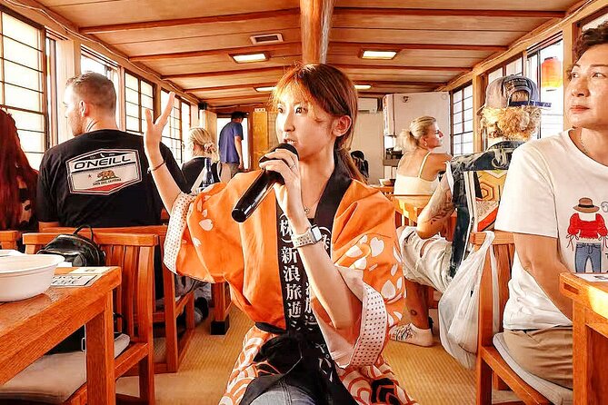 Dinner Cruise with Show, Beef Sukiyaki, Drink, Tokyo Tower Option - Beef sukiyaki, soft drinks, and assigned seats