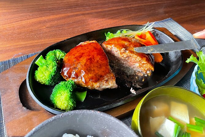 Ebisu Food Tasting Experience with Japanese Cooking Class - Choose between temaki sushi and Japanese hambāgu