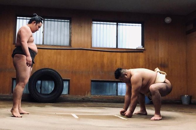Exclusive Sumo Morning Practice in Tokyo with Photo Opportunity - Inside the sumo stable