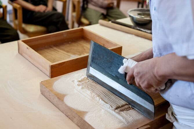 Experience Big soba knife Soba Making Class in Tokyo Kappabashi - Key points at a glance