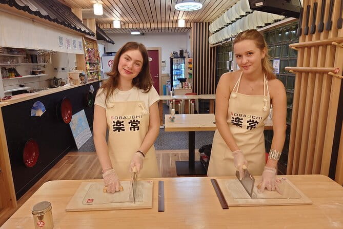 Experience Big soba knife Soba Making Class in Tokyo Kappabashi - What the 50-minute class actually includes
