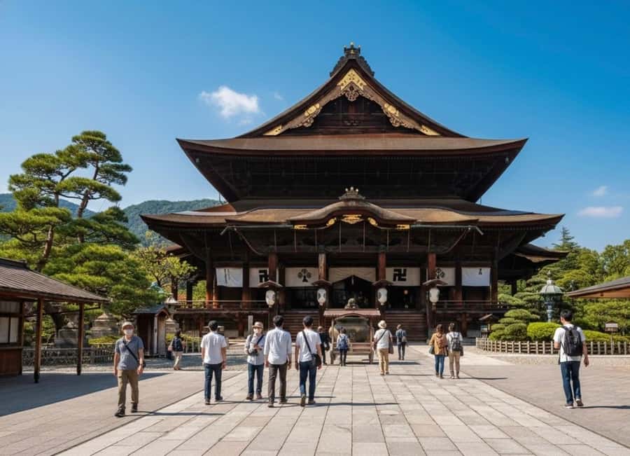 From Tokyo: Snow Monkeys and Zenkoji Temple Day Trip - Ojoji Temple and a slower final stop