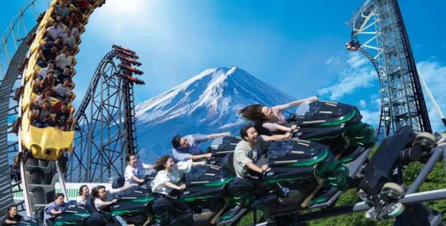 Fuji-Q Highland Amusement Park: 1 Day private tour by Car - Fujiyama, the park’s classic giant coaster