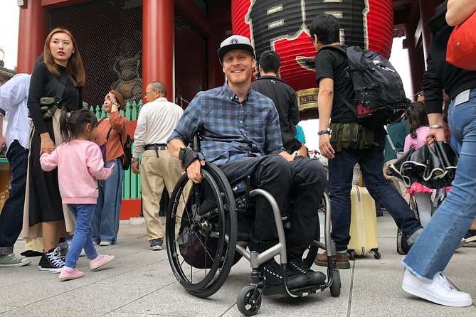 Full-Day Accessible Tour of Tokyo for Wheelchair Users - Asakusa begins with a modern view of old Tokyo