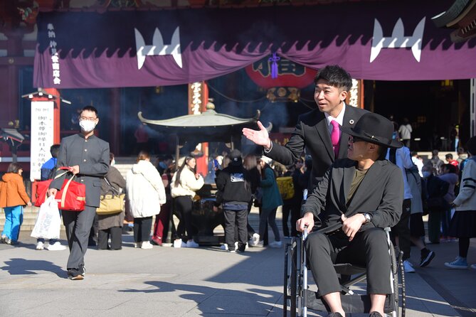 Full Day Private Tokyo Tour for Wheelchair Users - Harajuku and Meiji Jingu show two sides of Tokyo