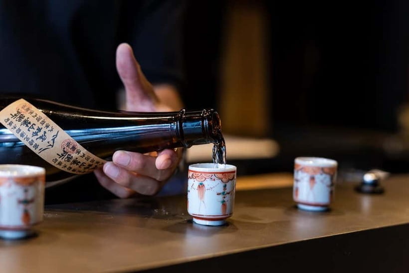Ginza, Tokyo: Sake Experience with traditional vessels - How the small group changes the evening