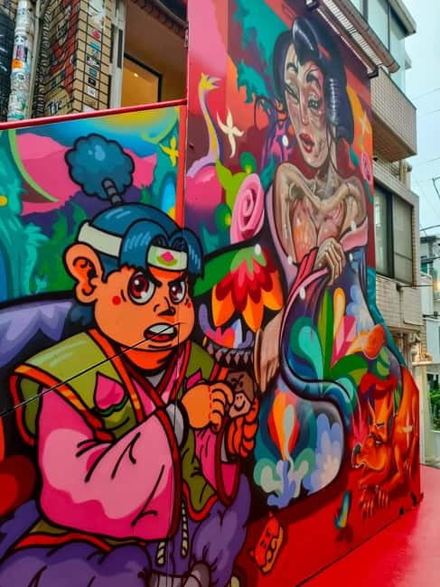 Graffiti in Tokyo Walking Tour: Shibuya and Harajuku - Harajuku in ten minutes