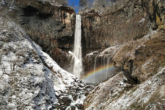 Guided Private Nikko Tour GREEN NUMBER PLATES - Kegon Falls, one of Nikko’s signature sights