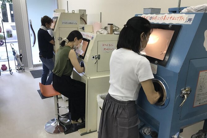 Handmade Japanese Glass Art Sandblasting Workshop in Tokyo - What the $53.43 price includes