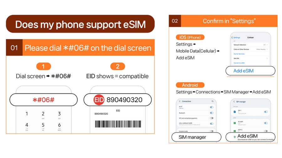 Japan: eSIM with Unlimited Local 4G/5G Data - Installing the QR code before you fly