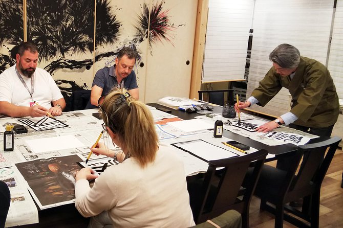 Japanese Calligraphy Experience - What Happens During the 90-Minute Calligraphy Class