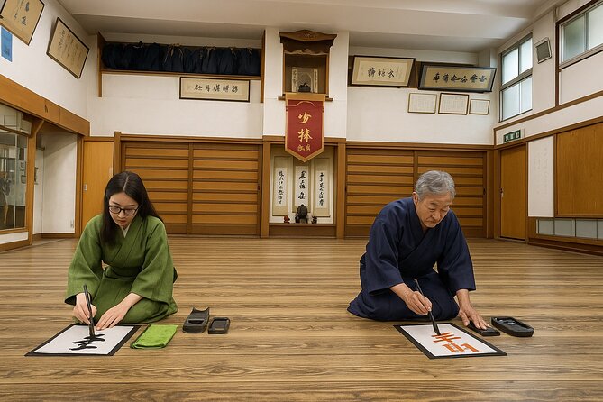 Japanese culture and calligraphy in Tokyo! - Who will enjoy this most