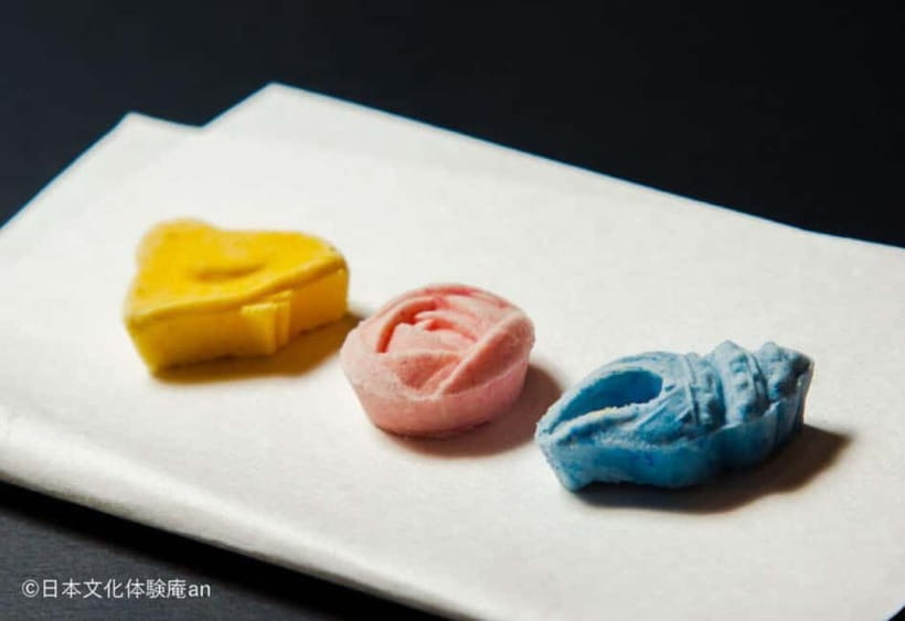 Japanese dried-type Sweets (Ohigashi) making - Starting at AN TOKYO Japanese Culture Experience