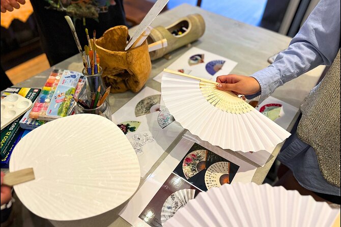 Japanese Fan Painting Workshop ~ in a Tokyo Flower Shop - What the Two Hours Feel Like