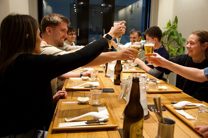 Japanese Food Experience Night Tour in Ueno - Starting with a welcome drink and local orientation
