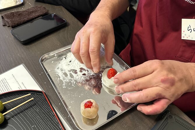 Japanese Sweets (Mochi & Nerikiri) making at a Private studio - Matcha, tea ceremony, and the final tasting