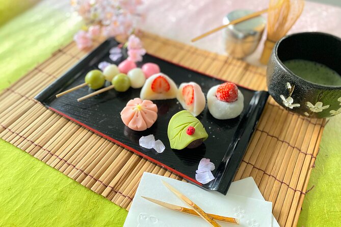 Japanese Sweets (Mochi & Nerikiri) making at a Private studio - Shaping seasonal nerikiri by hand