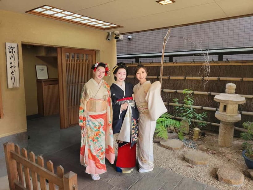 Japanese Traditional Entertainment Experience in Tokyo - Putting on a kimono before the night begins