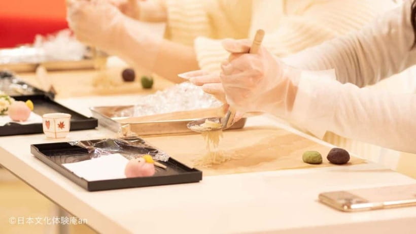 Japanese Traditional Sweets making and Tea Ceremony - Why the matcha pairing works