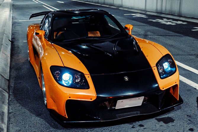 JDM Experience with Fast&Furious RX-7 (English speaking Driver) - Starting in Shibuya and settling into the car