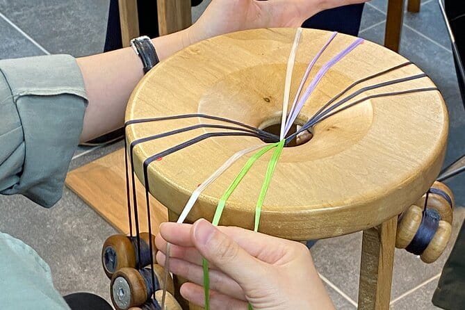Kimono Art Workshop in Tokyo - Making the kimono art panel