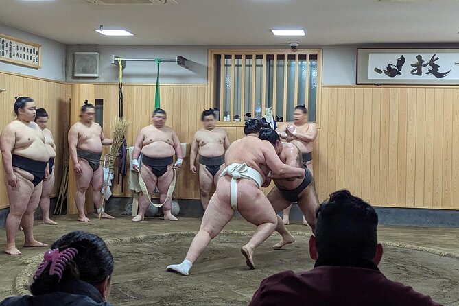 Morning Sumo Practice Viewing in Tokyo - Inside Naruto-beya in Sumida